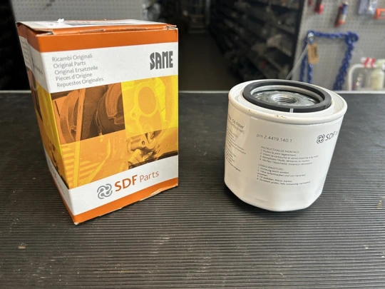 FILTRO OLIO MOTORE TRATTORI SDF