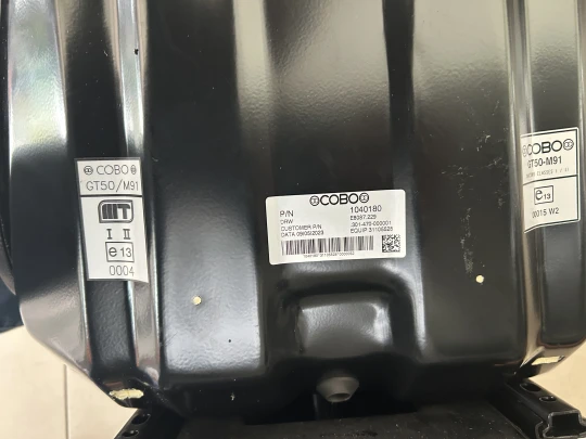 SEDILE CON MOLLEGGIO A SOFFIETTO E GUIDE TIPO BALTIC GT50 (OMOLOGATO)