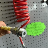 TUBO SPIRALATO GIALLO