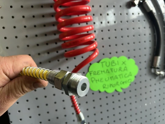 TUBO SPIRALATO GIALLO