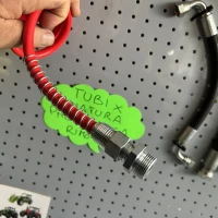 TUBO SPIRALATO ROSSO