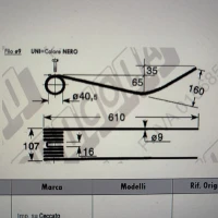 DENTE MOLLA RANGHINATORE CECCATO