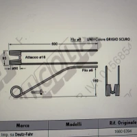 DENTE MOLLA RANGHINATORE DEUTZ-FAHR VICON