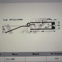 DENTE MOLLA GIRELLO BCS MAINARDI