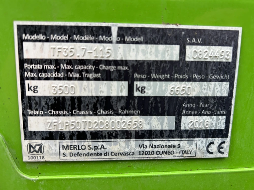 TELESCOPICO MERLO TF 35.7 - 115