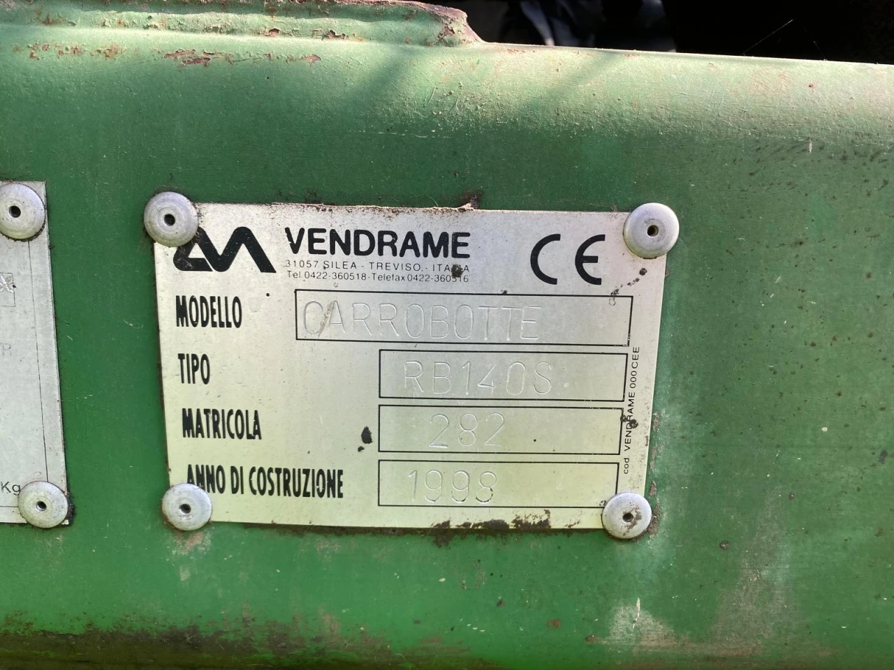 BOTTE LIQUAME VENDRAME RB 140 S